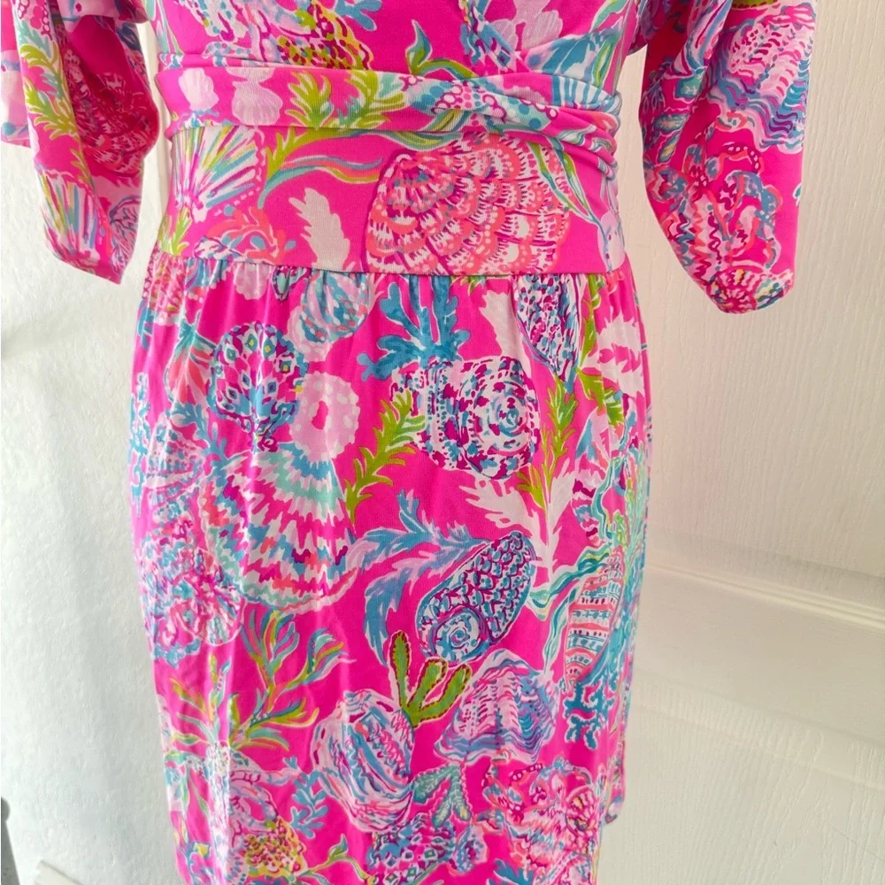 Lilly Pulitzer Parigi Romper Shell me Something Good Sz XXS - Picture 8 of 14